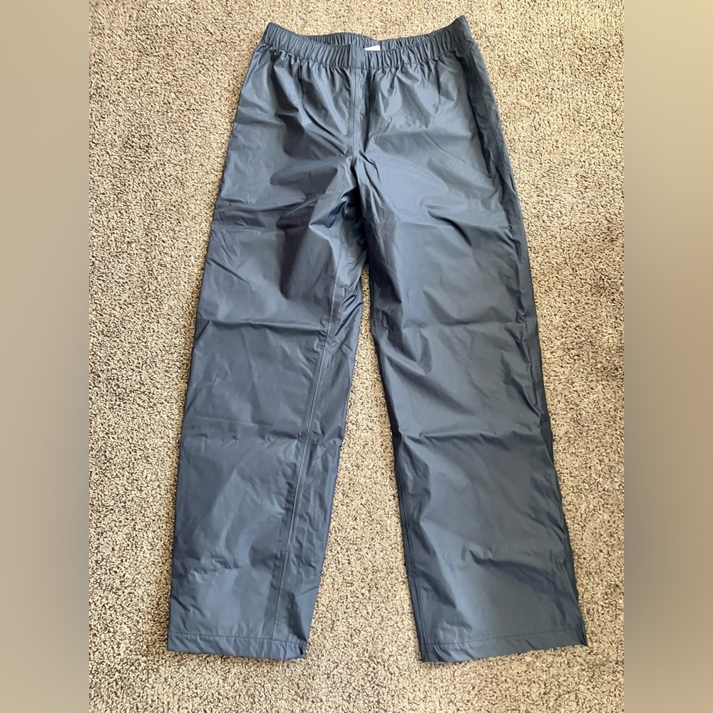 NWOT - Columbia Rain Pants Black Men’s Medium 32” length.
